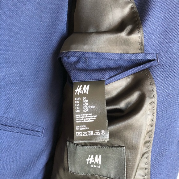 H&M suit: jacket 40R/pants 34R - Picture 4 of 5